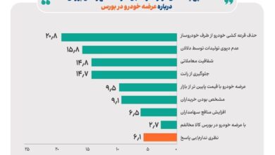 91 درصد شهروندان موافق عرضه خودرو در بورس کالا هستند