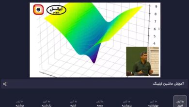 ادامه پخش دوره یادگیری ماشین دانشگاه شریف از لنز ایرانسل