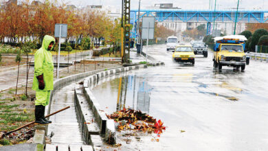 ۱۲۰۰ نیروی شهرداری کرمانشاه برای مقابله با آبگرفتگی‌ها پای کار هستند