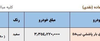 فروش فوق العاده یک محصول سایپا با قیمت جدید + شرایط فروش