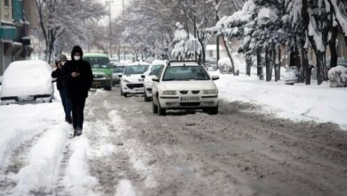 برف تهران را سفیدپوش می‌کند