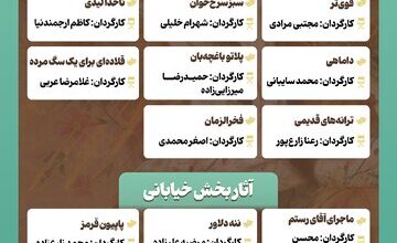 اینفوگرافیک/ در بخش «تئاتر بعلاوه فجر» کدام نمایش‌ها اجرا می‌شوند؟