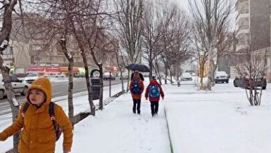 شروع مدارس ابتدایی این شهرها فردا ۱۵ دی ماه با تاخیر