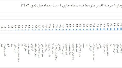 بادمجان و سیب‌زمینی صدرنشین قیمت‌ها شدند