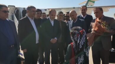 وزیر جهاد کشاورزی وارد لرستان شد