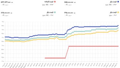 قیمت شاهین صفر اوج گرفت + جدول