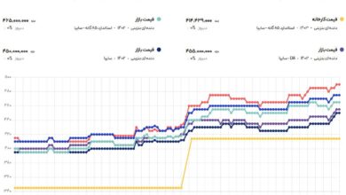 قیمت ساینا در بازار آزاد / این مدل ۲۵ میلیون گران شد + جدول