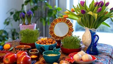 بهترین رنگ سفره هفت‌سین سال ۱۴۰۴ / چه رنگی انرژی مثبت و برکت می‌آورد؟